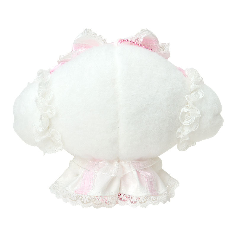 SANRIO | Cogimyun Plush Mascot Holder Keychain Bag Charm 125×80×150mm (White Frill Design)