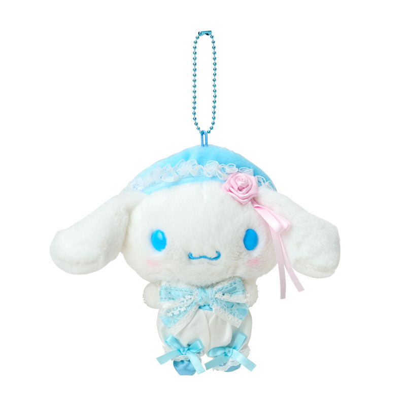 SANRIO | Cinnamoroll Plush Mascot Holder Keychain Bag Charm 125×80×150mm (White Frill Design)