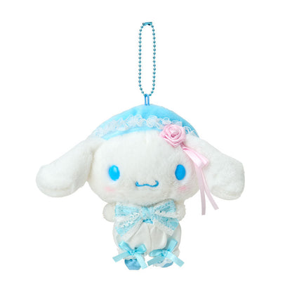 SANRIO | Cinnamoroll Plush Mascot Holder Keychain Bag Charm 125×80×150mm (White Frill Design)