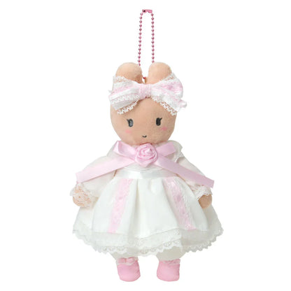 SANRIO | Marroncream Marron Cream Plush Mascot Holder Keychain Bag Charm 125×80×150mm (White Frill Design)