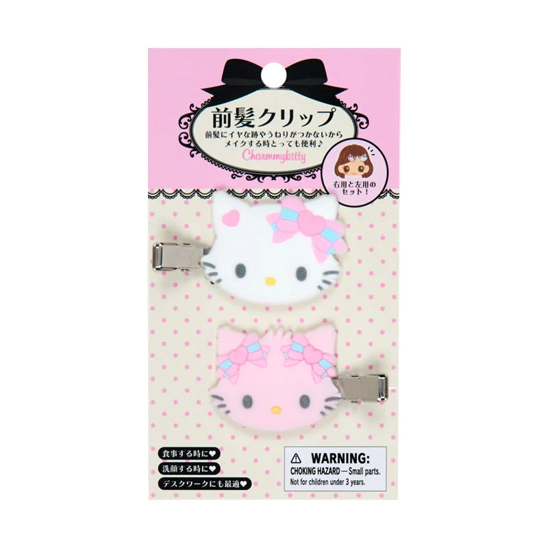 SANRIO | Charmmy Kitty Flocked Bangs Clip Set Hair Clip Set 60×11×38mm