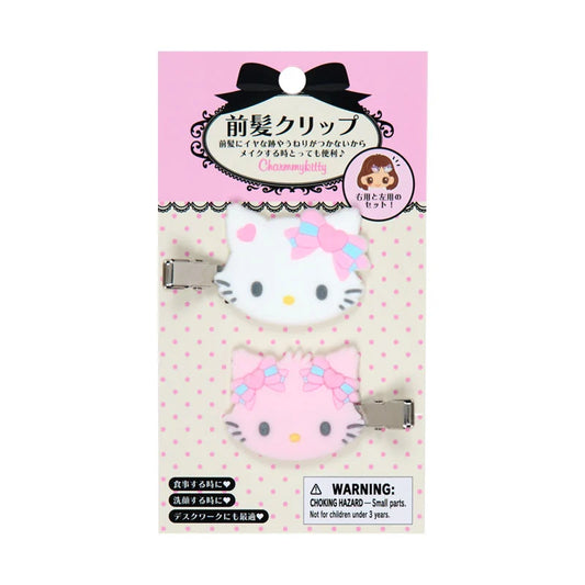 SANRIO | Charmmy Kitty Flocked Bangs Clip Set Hair Clip Set 60×11×38mm