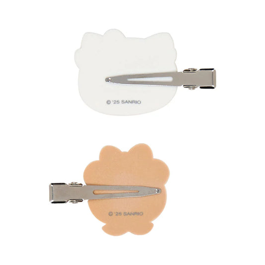 SANRIO | Hello Kitty & Tiny Chum Flocked Bangs Clip Set Hair Clip Set 60×11×38mm