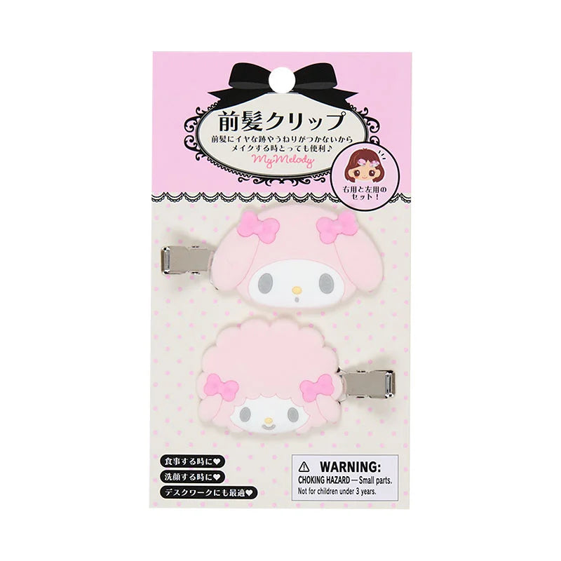 SANRIO | My Melody & My Sweet Piano Flocked Bangs Clip Set Hair Clip Set 60×11×38mm