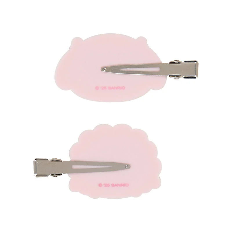 SANRIO | My Melody & My Sweet Piano Flocked Bangs Clip Set Hair Clip Set 60×11×38mm