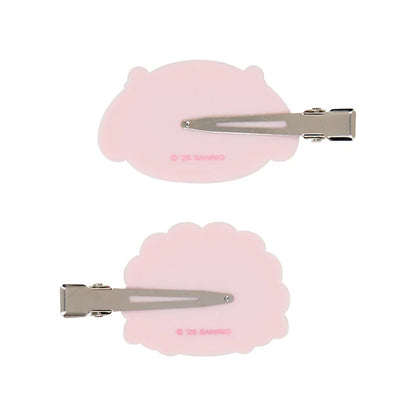 SANRIO | My Melody & My Sweet Piano Flocked Bangs Clip Set Hair Clip Set 60×11×38mm