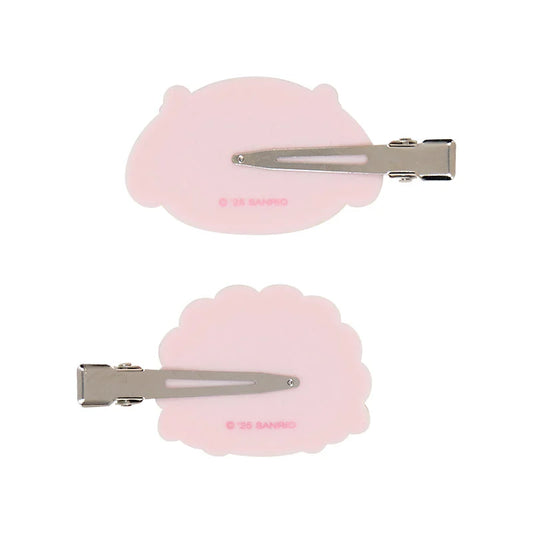 SANRIO | My Melody & My Sweet Piano Flocked Bangs Clip Set Hair Clip Set 60×11×38mm