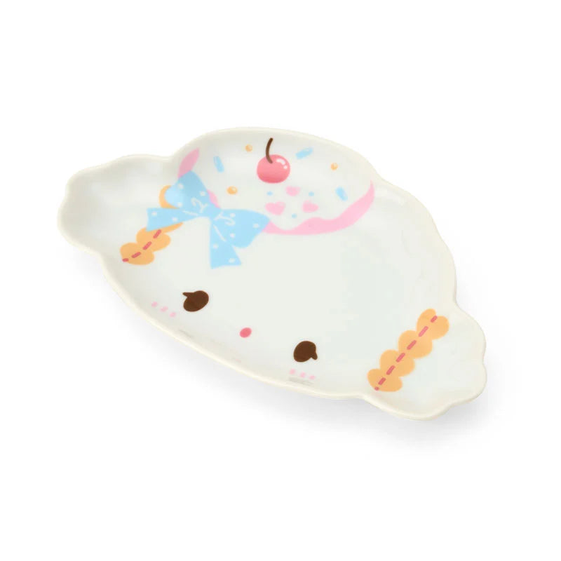 SANRIO | Cogimyun Face-shaped Plate 190×120×17mm (Sweets Party 10th Anniversary)