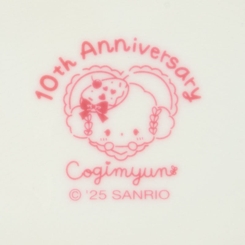 SANRIO | Cogimyun Face-shaped Plate 190×120×17mm (Sweets Party 10th Anniversary)