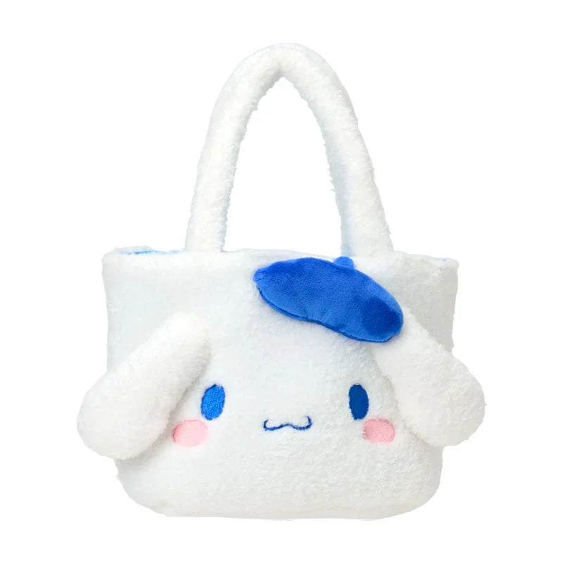 SANRIO | Cinnamoroll Fluffy Mini Tote Bag 310 x 130 x 170mm (With Bear)