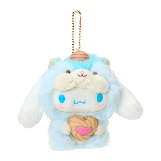 SANRIO | Cinnamoroll Plush Keychain Mascot Holder Bag Charm 135×135×150mm (Fluffy Squirrel)