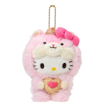 SANRIO | Hello Kitty Plush Keychain Mascot Holder Bag Charm 135×135×150mm (Fluffy Squirrel)