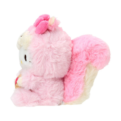 SANRIO | Hello Kitty Plush Keychain Mascot Holder Bag Charm 135×135×150mm (Fluffy Squirrel)