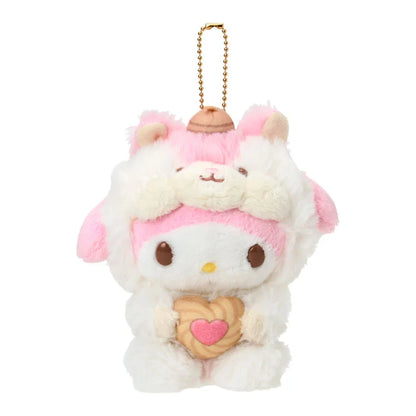 SANRIO | My Melody Plush Keychain Mascot Holder Bag Charm 135×135×150mm (Fluffy Squirrel)