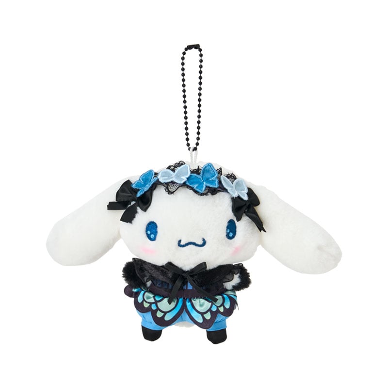 SANRIO | Cinnamoroll Plush Keychain Bag Charm Mascot Holder 160×60×110mm (Butterfly)