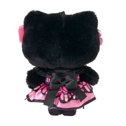 SANRIO | Hello Kitty Black Plush Keychain Bag Charm Mascot Holder 160×60×110mm (Butterfly)