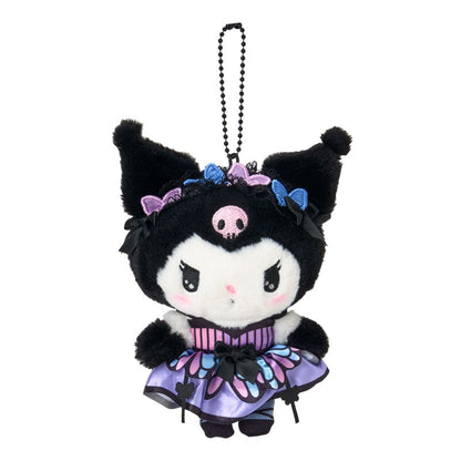 SANRIO | Kuromi Plush Keychain Bag Charm Mascot Holder 160×60×110mm (Butterfly)