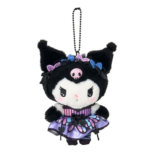 SANRIO | Kuromi Plush Keychain Bag Charm Mascot Holder 160×60×110mm (Butterfly)