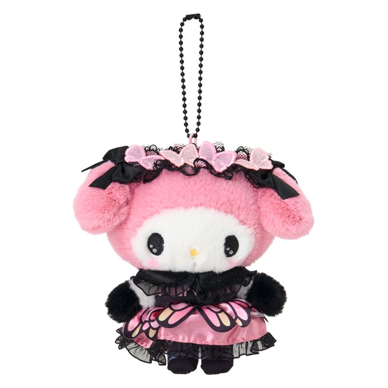 SANRIO | My Melody Plush Keychain Bag Charm Mascot Holder 160×60×110mm (Butterfly)