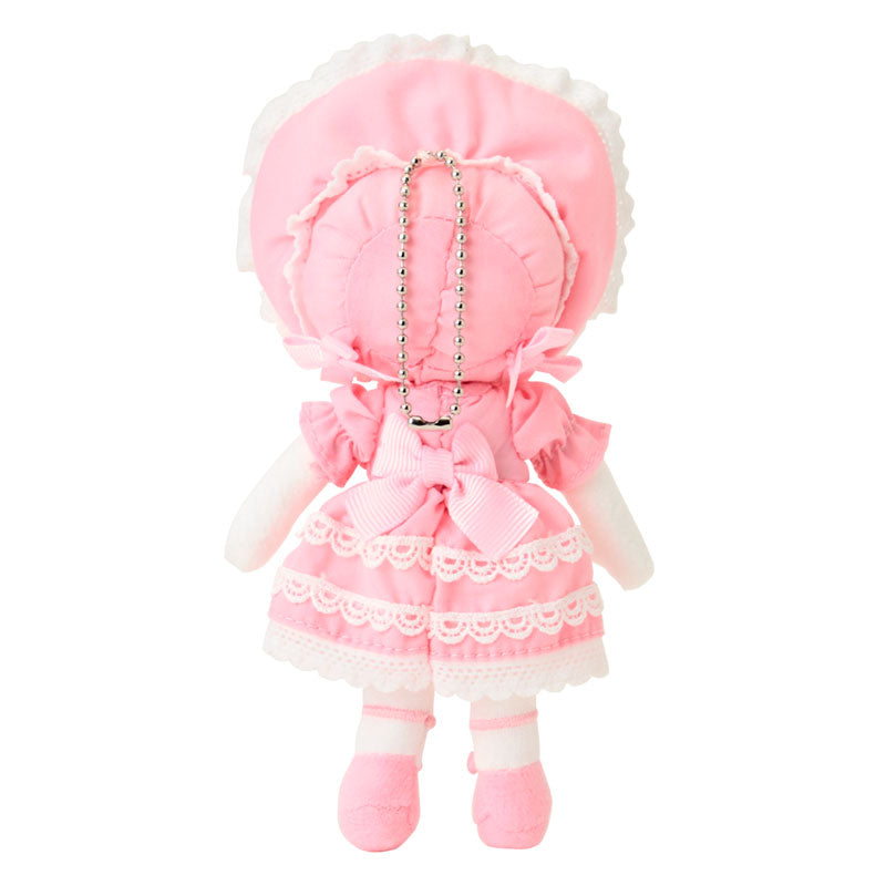 SANRIO | Hello Kitty Lolita Style Pink Lace Mascot Holder Bag Charm Plush Keychain 80×35×150mm (Sanrio Closet