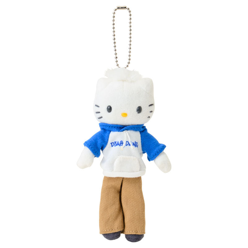 SANRIO | Hello Kitty Dear Daniel Casual Style Sweatshirt Mascot Holder Bag Charm Plush Keychain 80×35×150mm (Sanrio