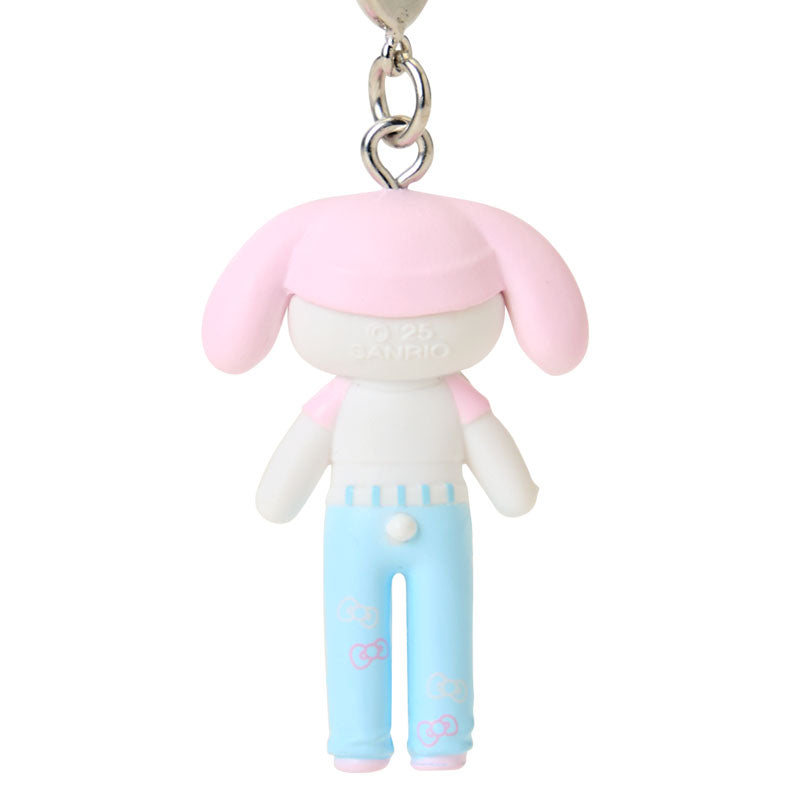 SANRIO | Hello Kitty Casual Style Bunny Ear Knit Hat Strap Phone Charm 26×12×40mm (Sanrio Closet Collection)