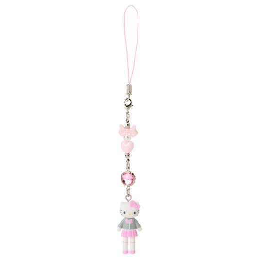 SANRIO | Hello Kitty Uniform Style Blazer Pleated Skirt Strap Phone Charm 26×12×40mm (Sanrio Closet Collection)