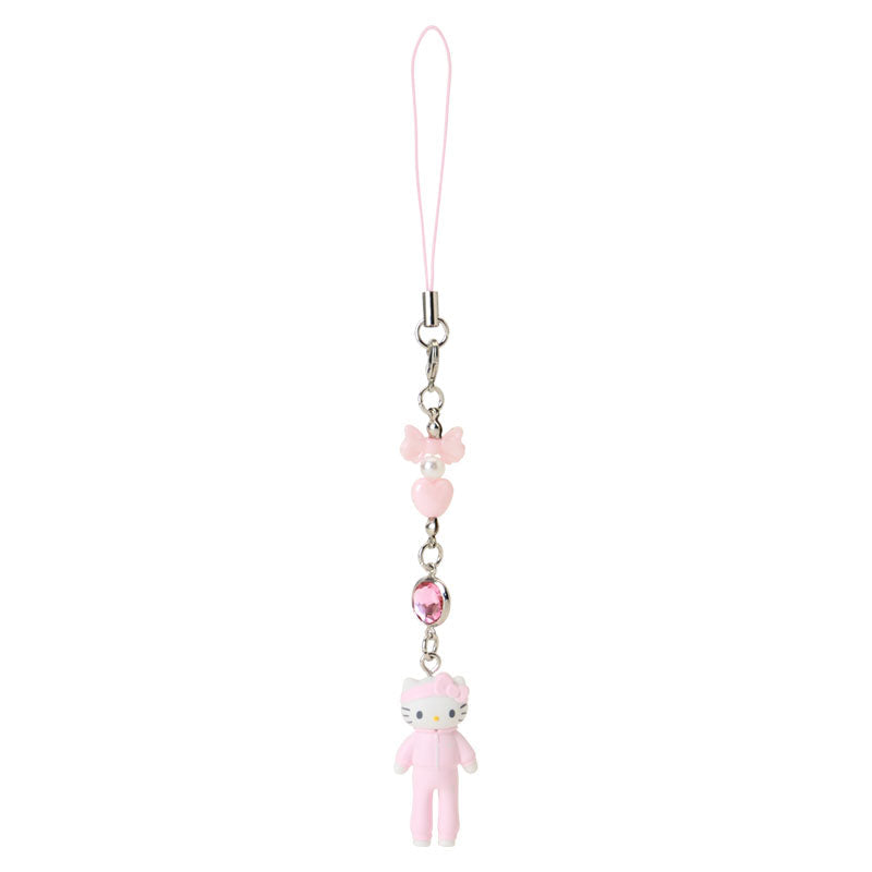 SANRIO | Hello Kitty Sporty Style Pink Strap Phone Charm 26×12×40mm (Sanrio Closet Collection)