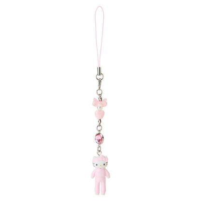 SANRIO | Hello Kitty Sporty Style Pink Strap Phone Charm 26×12×40mm (Sanrio Closet Collection)
