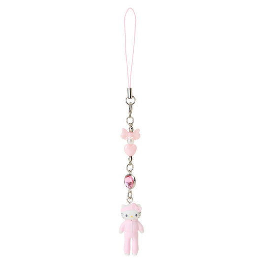 SANRIO | Hello Kitty Sporty Style Pink Strap Phone Charm 26×12×40mm (Sanrio Closet Collection)