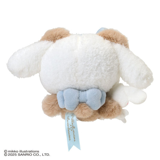 SANRIO x mikko illustrations | Cinnamoroll Mascot Holder Bag Charm Plush Keychain 180×40×130mm