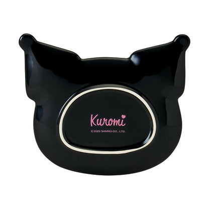 SANRIO | Kuromi Face Shaped Plate Microwave Dishwasher And Dryer Safe 150x127x15mm