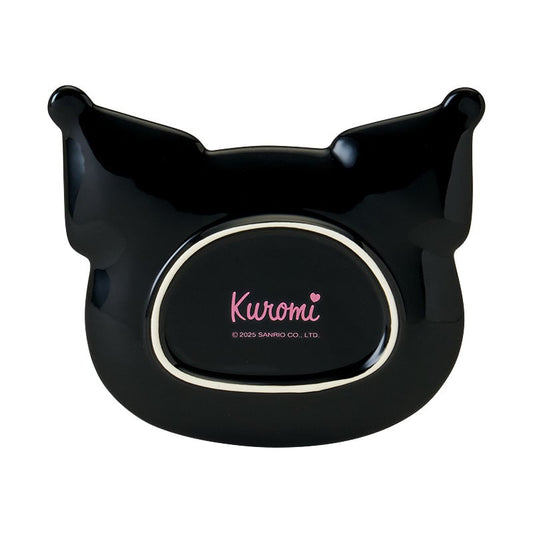 SANRIO | Kuromi Face Shaped Plate Microwave Dishwasher And Dryer Safe 150x127x15mm
