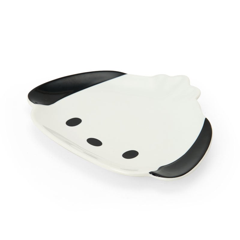SANRIO | Pochacco Face Shaped Plate Microwave Dishwasher And Dryer Safe 150x127x15mm