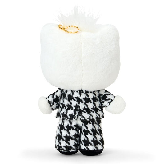SANRIO | Hello Kitty My Dear Daniel Mascot Holder Bag Charm Plush Keychain 110×70×180mm (Monochrome Girly Twin