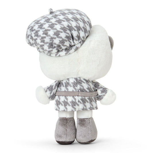SANRIO | Hello Kitty Hello Mimmy Mascot Holder Bag Charm Plush Keychain 110×70×180mm (Monochrome Girly Twin Coordinate)