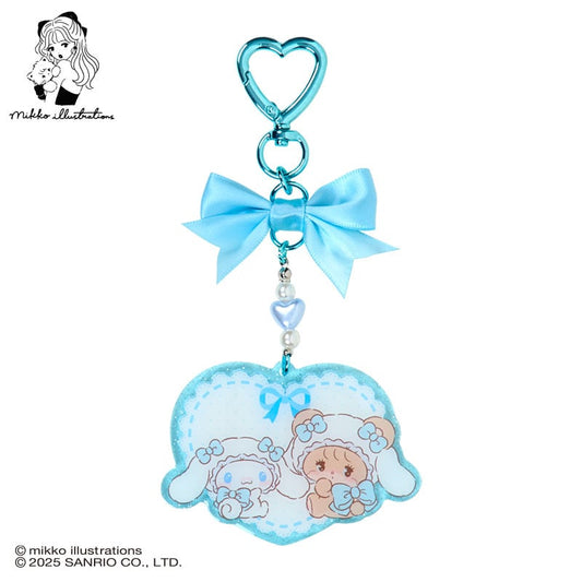 SANRIO x mikko illustrations | Cinnamoroll Acrylic Keychain 70×4×50mm
