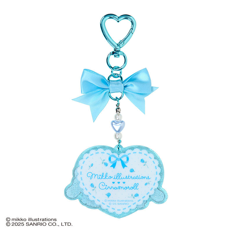 SANRIO x mikko illustrations | Cinnamoroll Acrylic Keychain 70×4×50mm