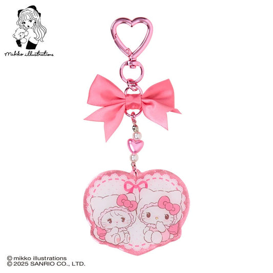 SANRIO x mikko illustrations | Hello Kitty Acrylic Keychain 70×4×50mm