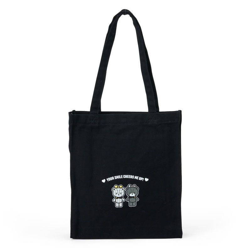 SANRIO | Hello Kitty Tote Bag 320×80×370mm (Monochrome Girly Twin Coordinate)