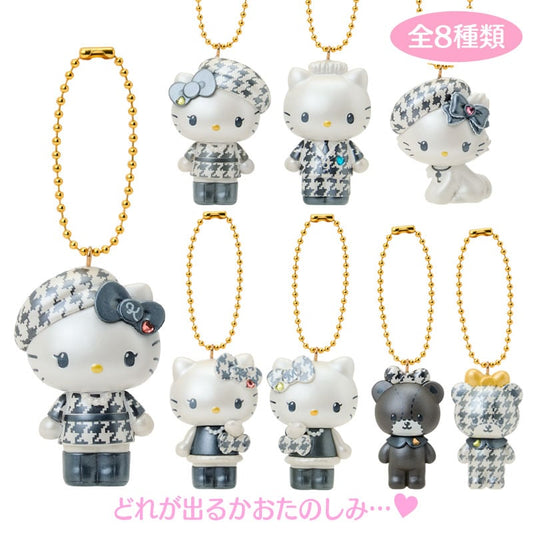 SANRIO | Hello Kitty Secret Mascot Charm Keychain Blind Box 28×28×46mm (Monochrome Girly Twin Coordinate)