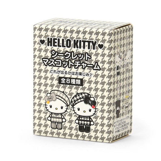 SANRIO | Hello Kitty Secret Mascot Charm Keychain Blind Box 28×28×46mm (Monochrome Girly Twin Coordinate)