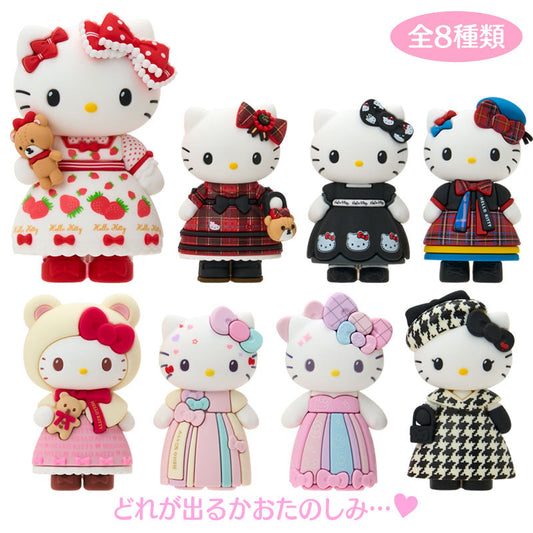 SANRIO | Hello Kitty Secret Birthday Doll Mini Figure Blind Box 46×35×72mm (Monochrome Girly Twin Coordinate)