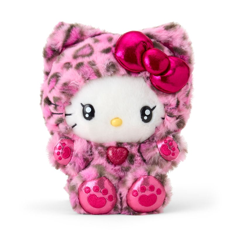 SANRIO | Hello Kitty Plush Toy Plush Doll 140×160×200mm (Leopard Gal Cat)
