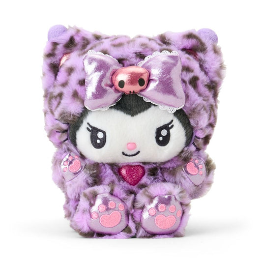 SANRIO | Kuromi Plush Toy Plush Doll 140×160×200mm (Leopard Gal Cat)