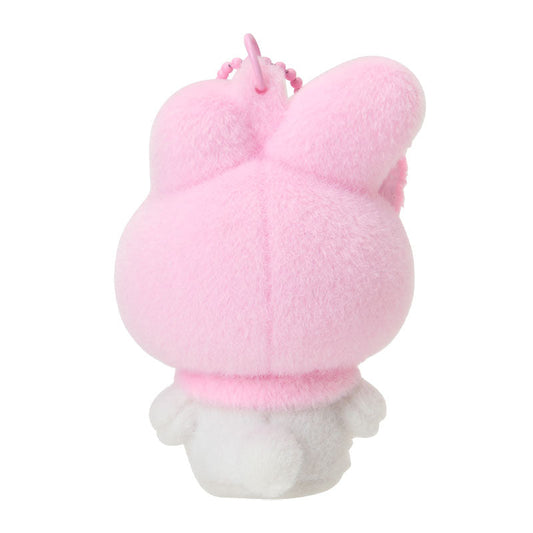SANRIO | My Melody Flocky Mascot Holder Keychain Bag Charm 50×45×70mm