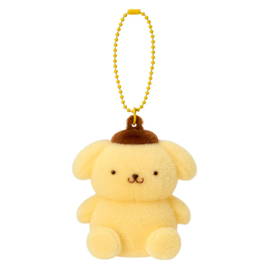 SANRIO | Pom Pom Purin Pompompurin Flocky Mascot Holder Keychain Bag Charm 50×45×70mm