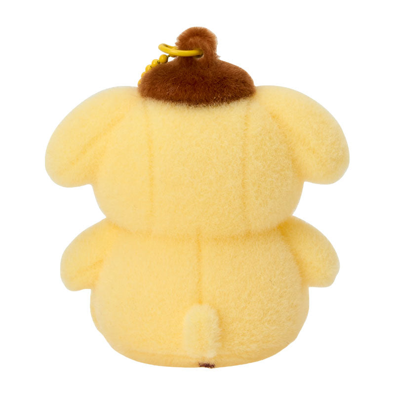 SANRIO | Pom Pom Purin Pompompurin Flocky Mascot Holder Keychain Bag Charm 50×45×70mm