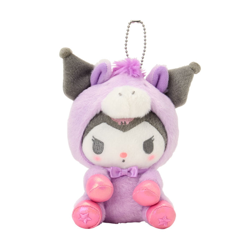 SANRIO | Kuromi Mascot Holder Bag Charm Plush Keychain 100×110×140mm (New Year Zodiac Year of Horse)