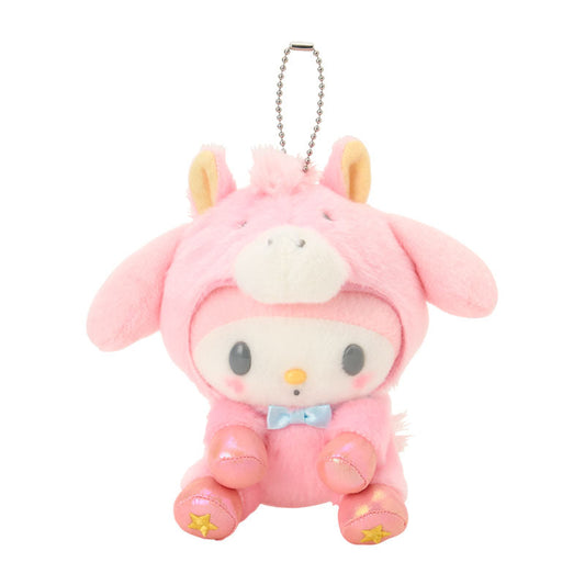 SANRIO | My Melody Mascot Holder Bag Charm Plush Keychain 100×110×140mm (New Year Zodiac Year of Horse)